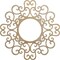 Ekena Millwork Reims Wood Fretwork Pierced Ceiling Medallion, Hickory, 24"OD x 9 1/8"ID x 3/8"T CMWP24X24X0375REHI - alternate 1